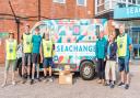 The Team with the loaned Seachange Van.