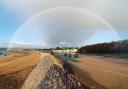 A rainbow in the autumn by Claire Morris