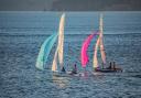 Sails at Sunset  Race On