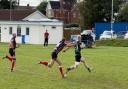 Alex Peterson scoring his try