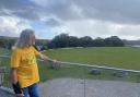 James May at Budleigh Cricket Club.