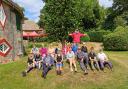 Archaeological dig volunteers.