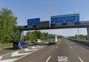 Six cars and a lorry crash closes two lanes of the M5