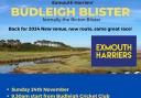 The Budleigh Blister race will take place at the end of next month