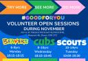 The group is inviting people to try volunteering with Beavers, Cubs, or Scouts throughout this month