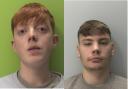 Jailed. Left: Taylor Rowsell. Right: James Greaves.