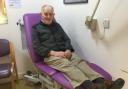 Budleigh Medical Centre receive a new examination bed.