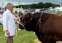 A farmer at Okehampton Show.