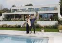 Carol & Tom Steenson Omaze Million Pound House Draw winners at their new £2m home in Devon