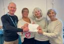 The café was given a donation from Heather and Susan