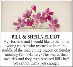 BILL & SHEILA ELLIOT