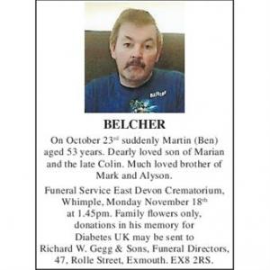 MARTIN (BEN) BELCHER