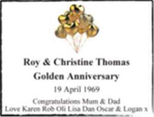 Roy & Christine Thomas