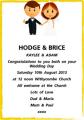 HODGE - BRICE