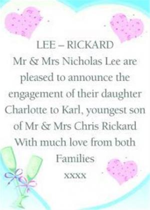 Charlotte Lee and Karl Rickard