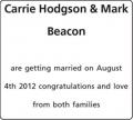 Carrie Hodgson - Mark Beacon