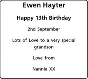 Ewen Hayter