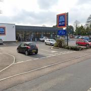 The Topsham Aldi store before the refurbishment