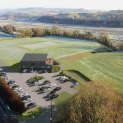 The view from above at Budleigh CC