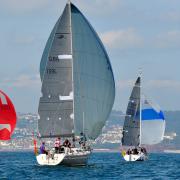 Racing fleet for the Torbay Royal Regatta