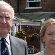 Cathy Gardner with her father, Michael Gibson. Picture: Supplied by Cathy Gardner