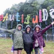 The familiar Beautiful Days sign on the hill