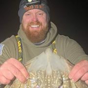 Chris Wagstaff with a 12lbs 7oz Undulate Ray