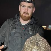 Aaron Colhoun with a Thornback Ray