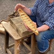 Heritage boat builder Gail McGarva has set up a workshop on Topsham Quay