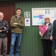 The Stokes Family say goodbye to Martin and Mary Clook who are retiring from caravanning after 34 years