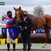 Race winner, Legend Of Zorro ridden by Bryan Carver. - RACE 7 - 4:55 Taunton - Pontispool Equine Sports Centre Handicap Chase (Class 5) at Taunton Racecourse, Taunton, Somerset, England - PHOTO: Phil Mingo/PPAUK