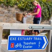 Devon Cycle Network at Topsham.