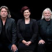 Show of Hands comprises of Steve Knightley, Phil Beer and folk singer Miranda Sykes. Credit James Wallace.