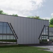 The proposed new community sports centre