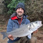 Daniel Patrick with a Bass