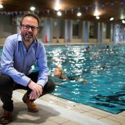 Mark Bjonsgaard, CEO of Deep Green at Exmouth Leisure Centre.