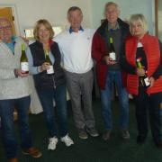 Mo Hibell, Sue Davies, Richard Workman and Lyn Holmes, with Tony Mackness