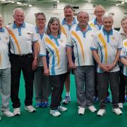 Madeira BC's class of 22/23 at the Bert Webb Trophy for novice bowlers