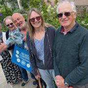 Gardeners and organisers of Topsham's secret garden