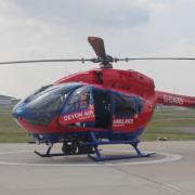 Devon Air Ambulance at Exeter Airport