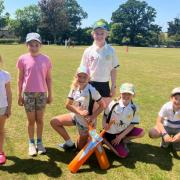 Budleigh junior cricketers