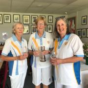 Grace Mathews Triples winners - Jan Roberts, Mary Ann Dowrick, Sue Humphries