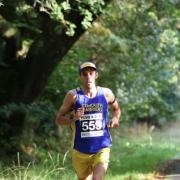 Oli White leading the Power Run at Haldon