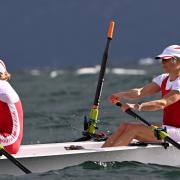 Exmouth rowers in Lausanne