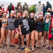 Budleigh Salterton Christmas Day Swim