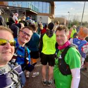 Nick & Jim at the start in Bridgwater