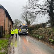 Tanker lorry in Exmouth