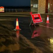 Storm Isha closes Marine Drive, Exmouth