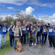 Men's Walk participants