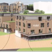 Artists impression of the new Devoncourt Hotel